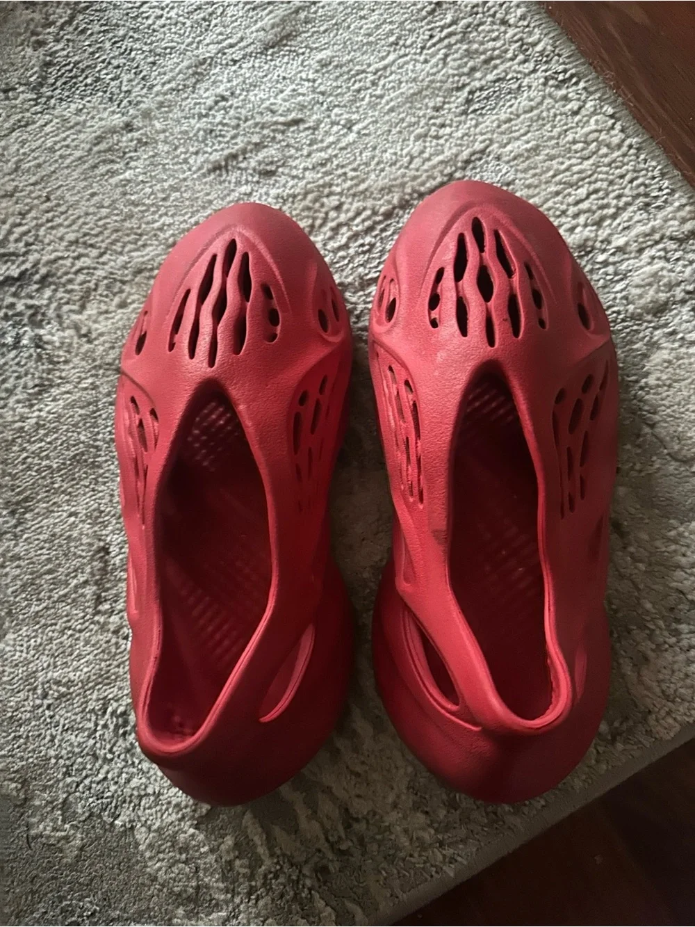 Yeezy Foam Runner Red Slip-On Shoes